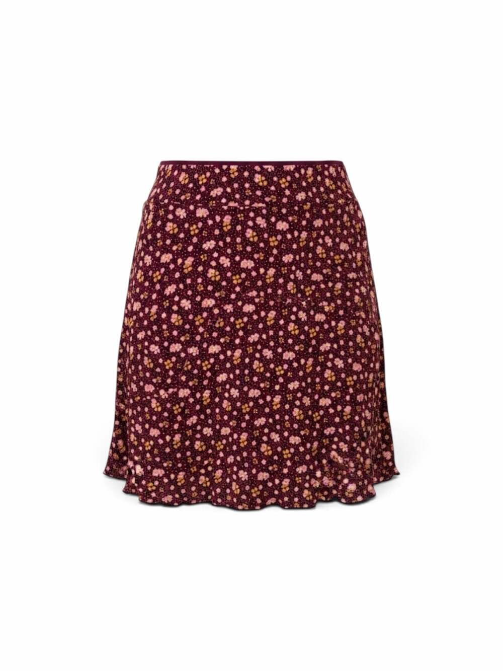 Free People  (IRL) Floral Mini Skirt in Plum Combo Size 0